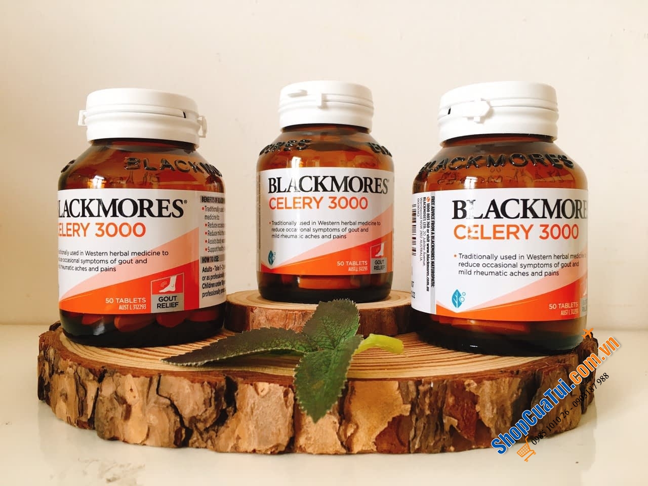Viên uống phòng và điều trị gút Gout Blackmores Celery 3000 50 Tablets