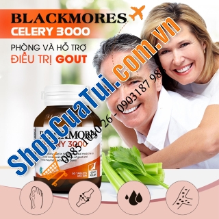 Viên uống phòng và điều trị gút Gout Blackmores Celery 3000 50 Tablets