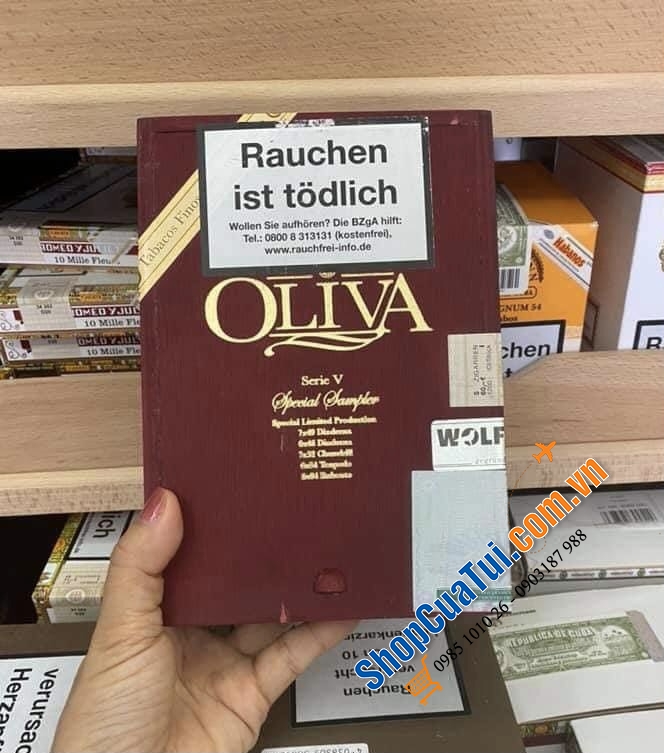 Cigar Oliva V special sample box 5 điếu - Xì Gà nội địa Đức