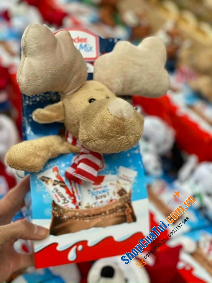 KẸO SOCOLA KINDER THÚ BÔNG - QUÀ CHO CÁC CON MÙA NOEL