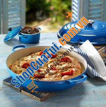 NỒI CHẢO LE CREUSET Gourmet 30cm 3.5L màu xanh