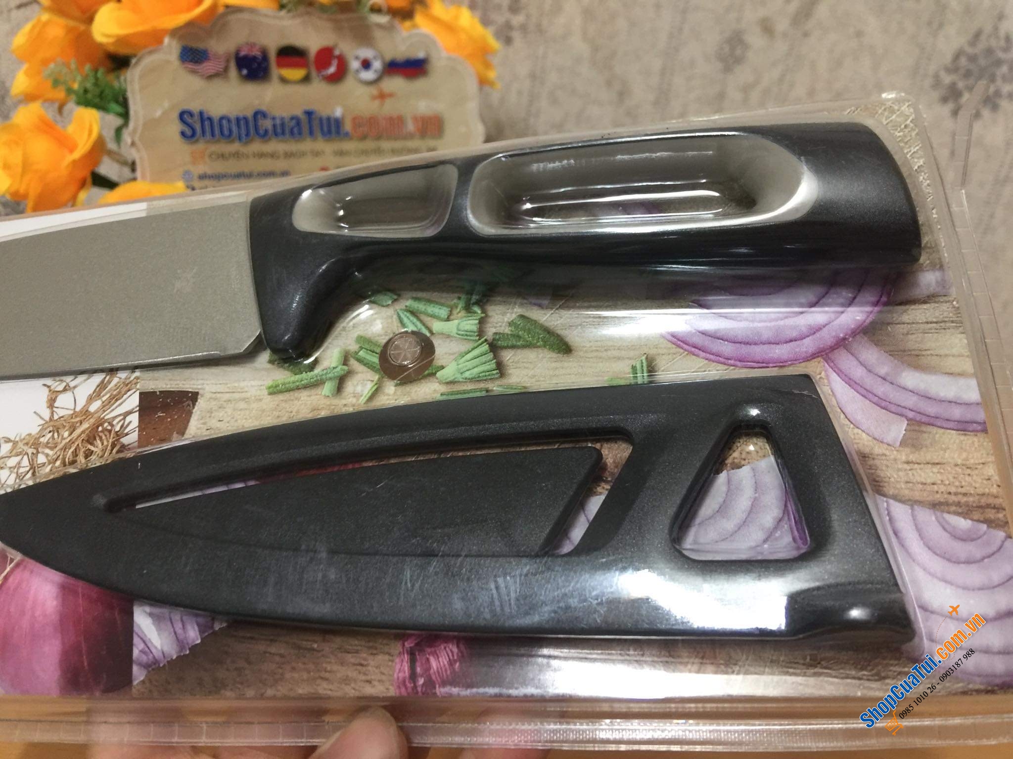 DAO THÁI WMF MODERN FIT KÈM NẮP BỌC DAO 25cm