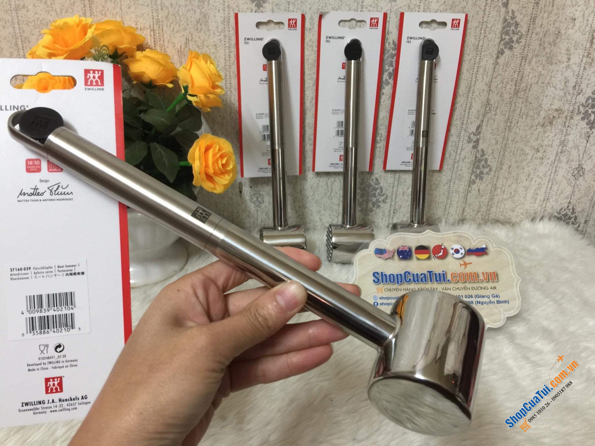 BÚA DẦN THỊT ZWILLING - ĐỨC.