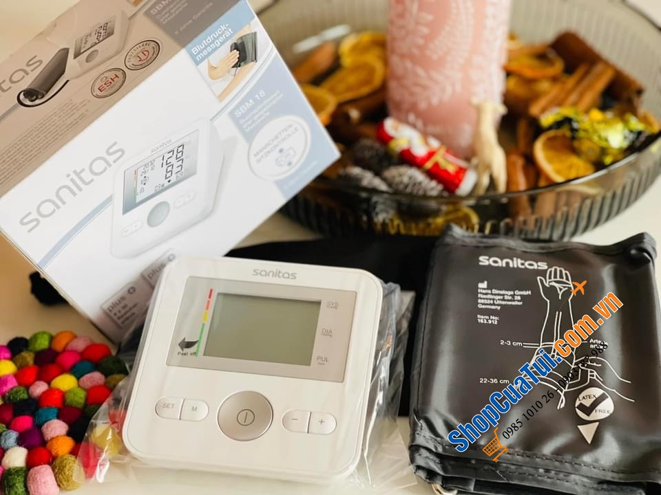 Máy đo huyết áp bắp tay SANITAS SBM18.
