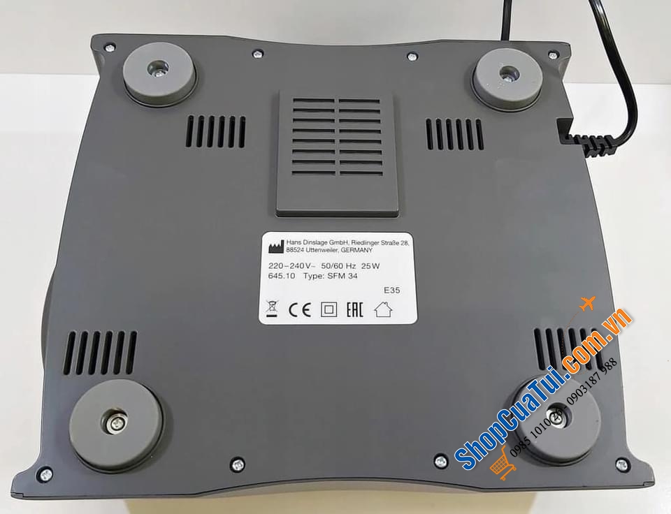 MÁY MASSAGE CHÂN SANITAS SFM34 ĐỨC - GIẢM ĐAU MỎI CHÂN, THÚC ĐẨY TUẦN HOÀN.