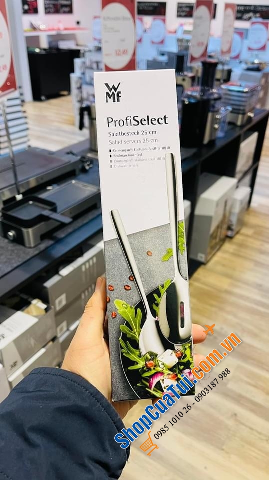 Set thìa trộn Salat hoặc đồ ăn của WMF Germany ProfiSelect.