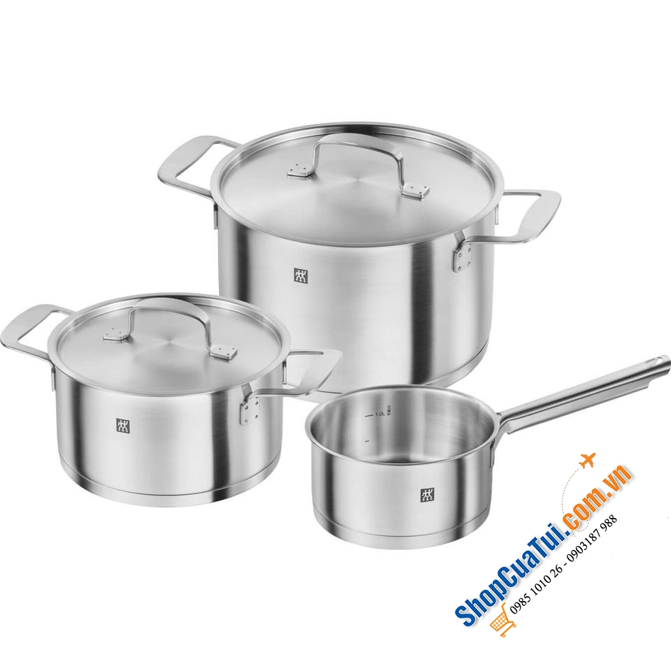 BỘ NỒI ZWILLING BASE 3 MÓN SIÊU XỊN.