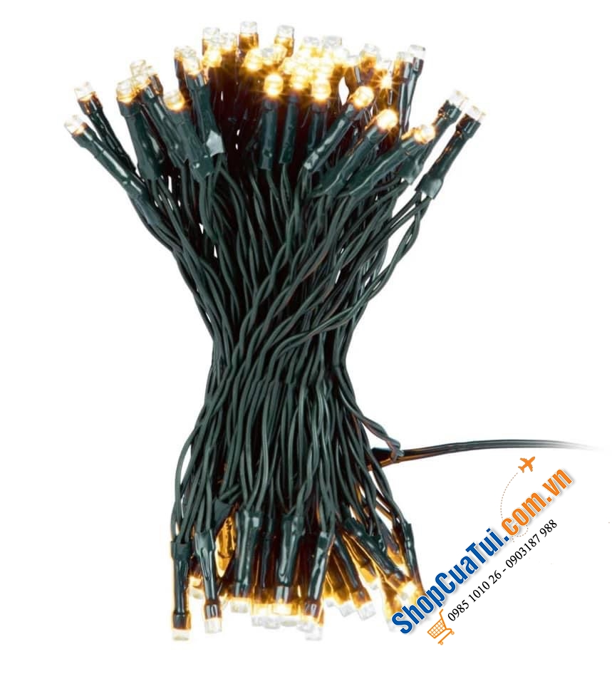 SET ĐÈN LIVARNO NHIỀU MÀU 100 bóng LED dài 10 mét - TRANG TRÍ CÂY THÔNG NOEL, CÂY QUẤT TẾT