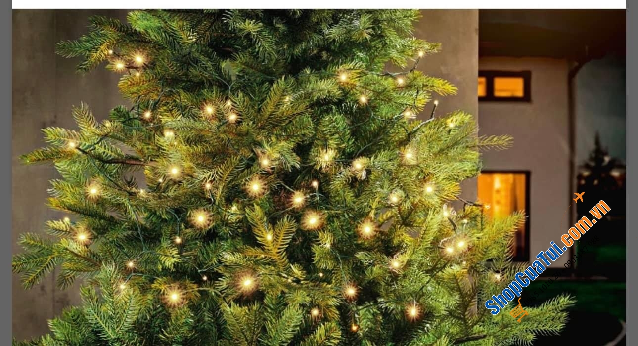 SET ĐÈN LIVARNO NHIỀU MÀU 100 bóng LED dài 10 mét - TRANG TRÍ CÂY THÔNG NOEL, CÂY QUẤT TẾT