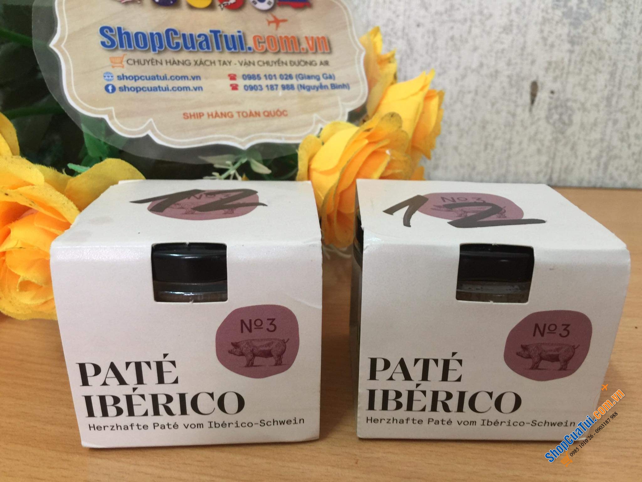 PATE GAN LỢN IBERICO TÂY BAN NHA -  PATÉ IBÉRICO - HERZHAFTE PATÉ VOM IBÉRICO-SCHWEIN 100gr