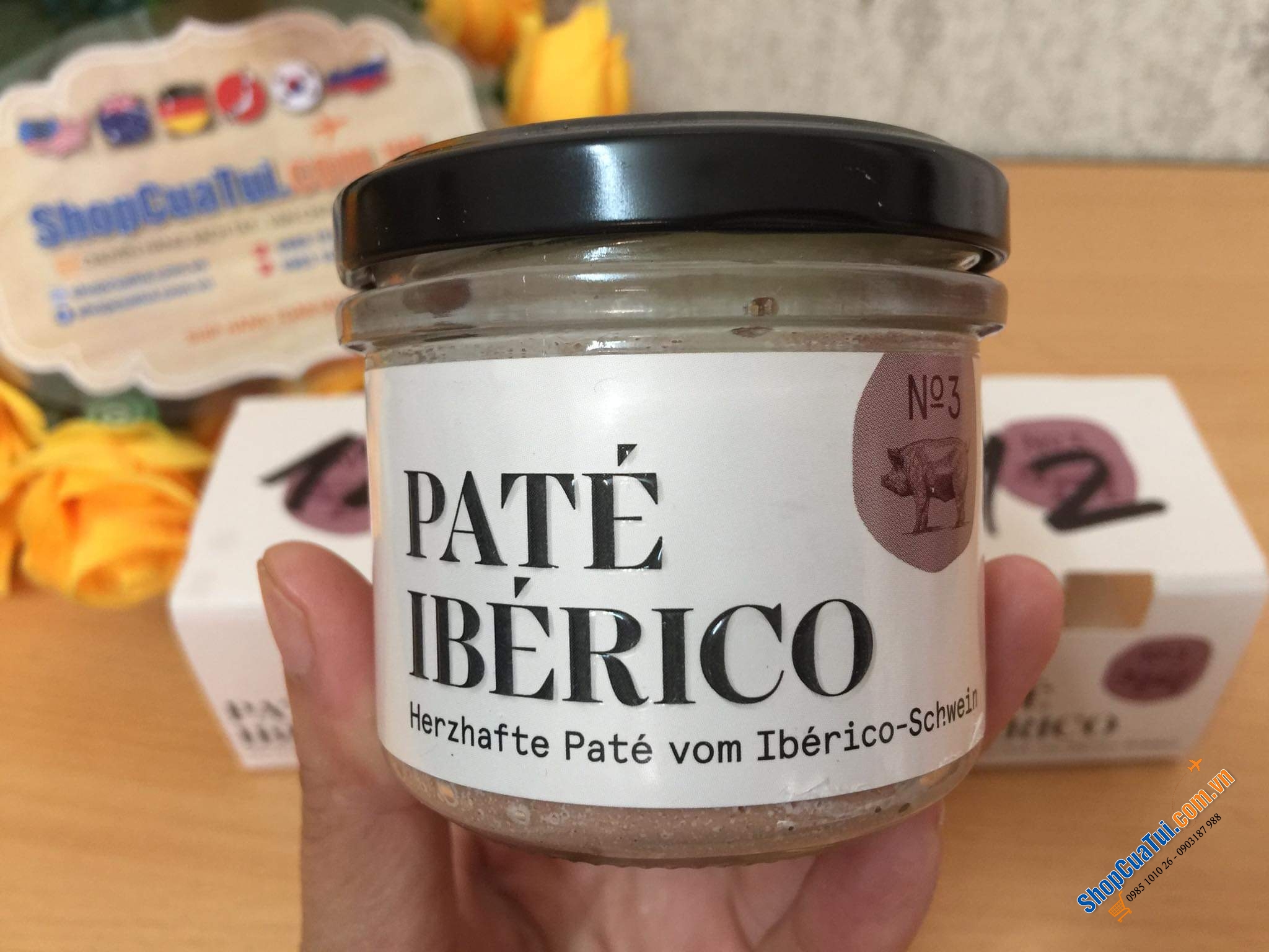 PATE GAN LỢN IBERICO TÂY BAN NHA -  PATÉ IBÉRICO - HERZHAFTE PATÉ VOM IBÉRICO-SCHWEIN 100gr