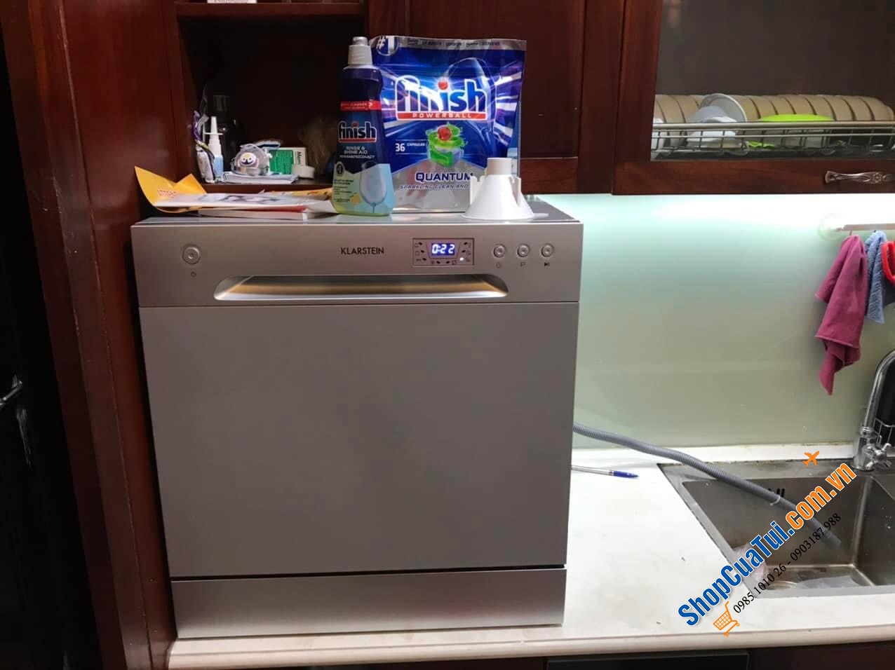 Máy rửa bát Klarstein Amazonia 8 bộ - Độc lập