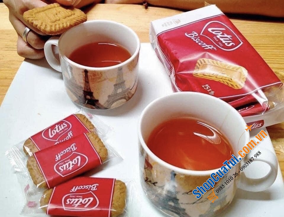 BÁNH QUY LOTUS BISCOFF 250g - HỘP 50 CÁI