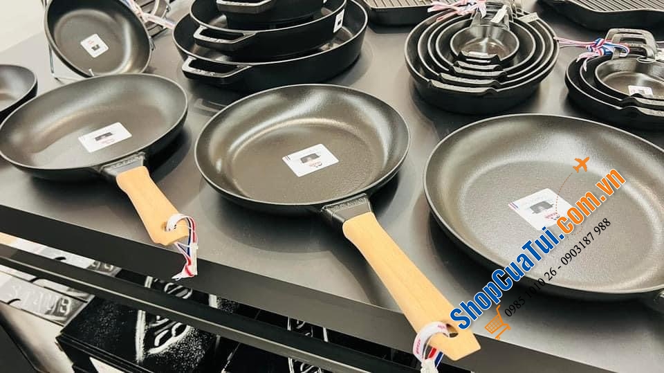 CHẢO STAUB CÁN GỖ - MADE IN FRANCE.