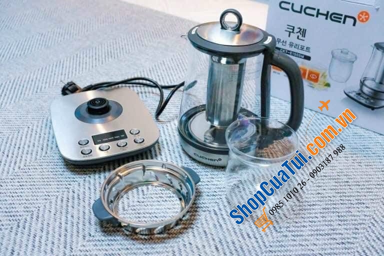 Ấm pha trà, chưng yến Cuchen Hàn Quốc 1,5 lít