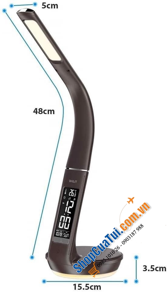 ĐÈN LED CHỐNG CẬN WILIT U8 công suất 5W   Chống cận và tích hợp thêm chức năng sạc không dây cho Smartphone