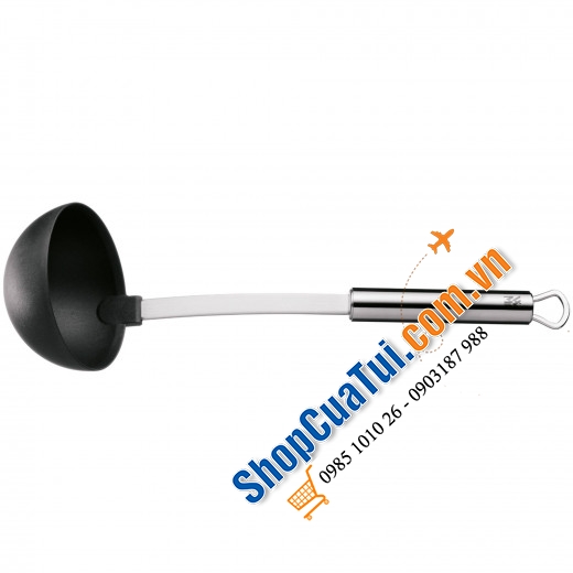 Muôi nấu bếp WMF profi plus 30cm - Muỗng Múc Canh Wmf Grivory Profi Plus 18.7477.6030 - Thìa to múc canh