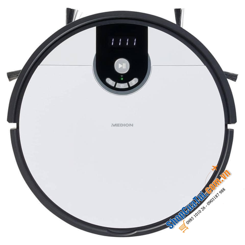 Model MD20011 -  Robot hút bụi và lau nhà medion MD 20011 NEW - là model mới và hoàn hảo hơn với công nghệ lốc xoáy Zyklon-Technologie tiên tiến