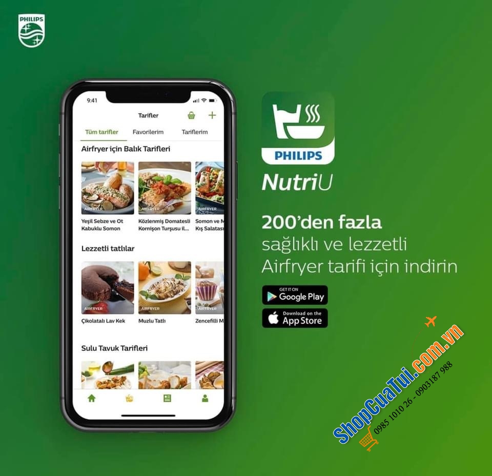 NỒI CHIÊN KHÔNG DẦU PHILIPS 9252/90