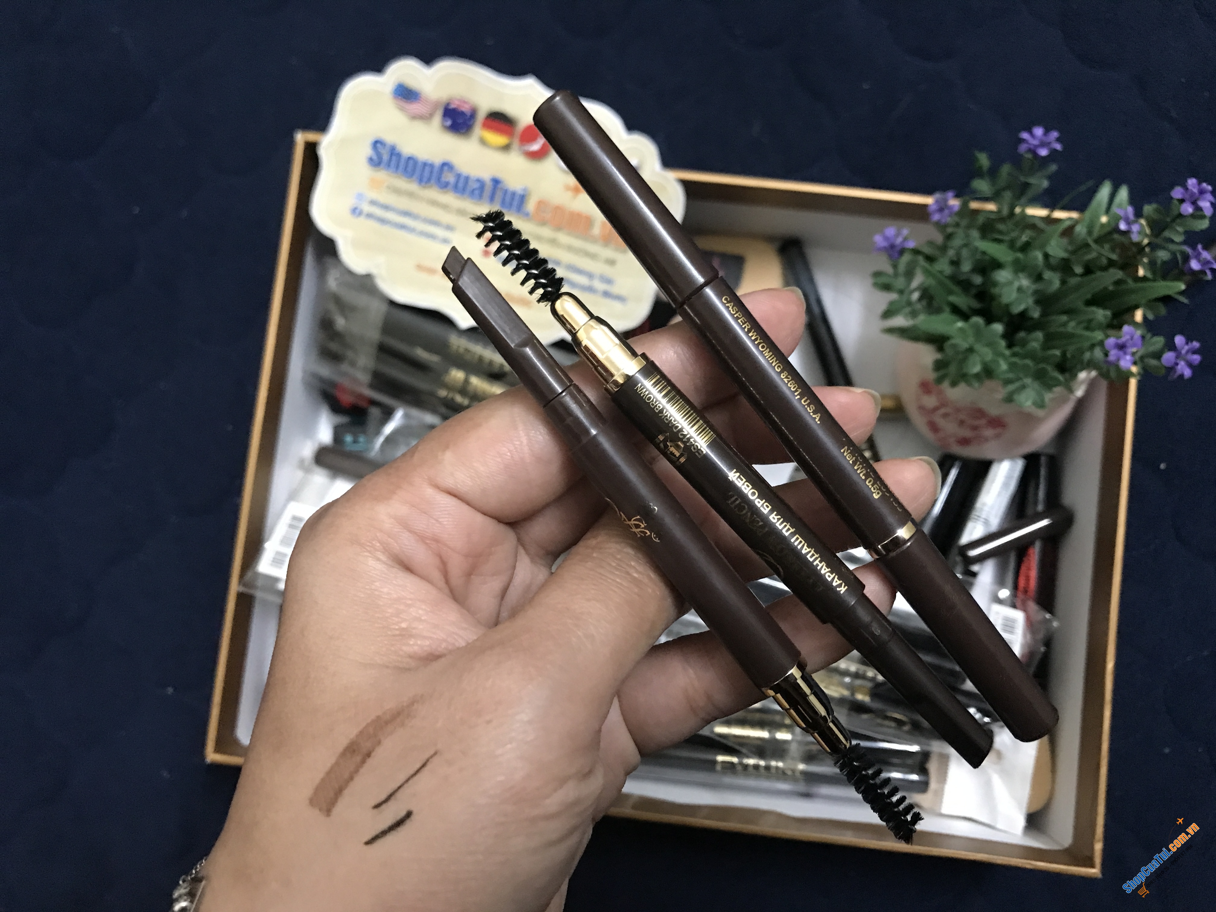 BÚT CHÌ KẺ MÀY DẸT EVELINE 2 ĐẦU FFLEUR