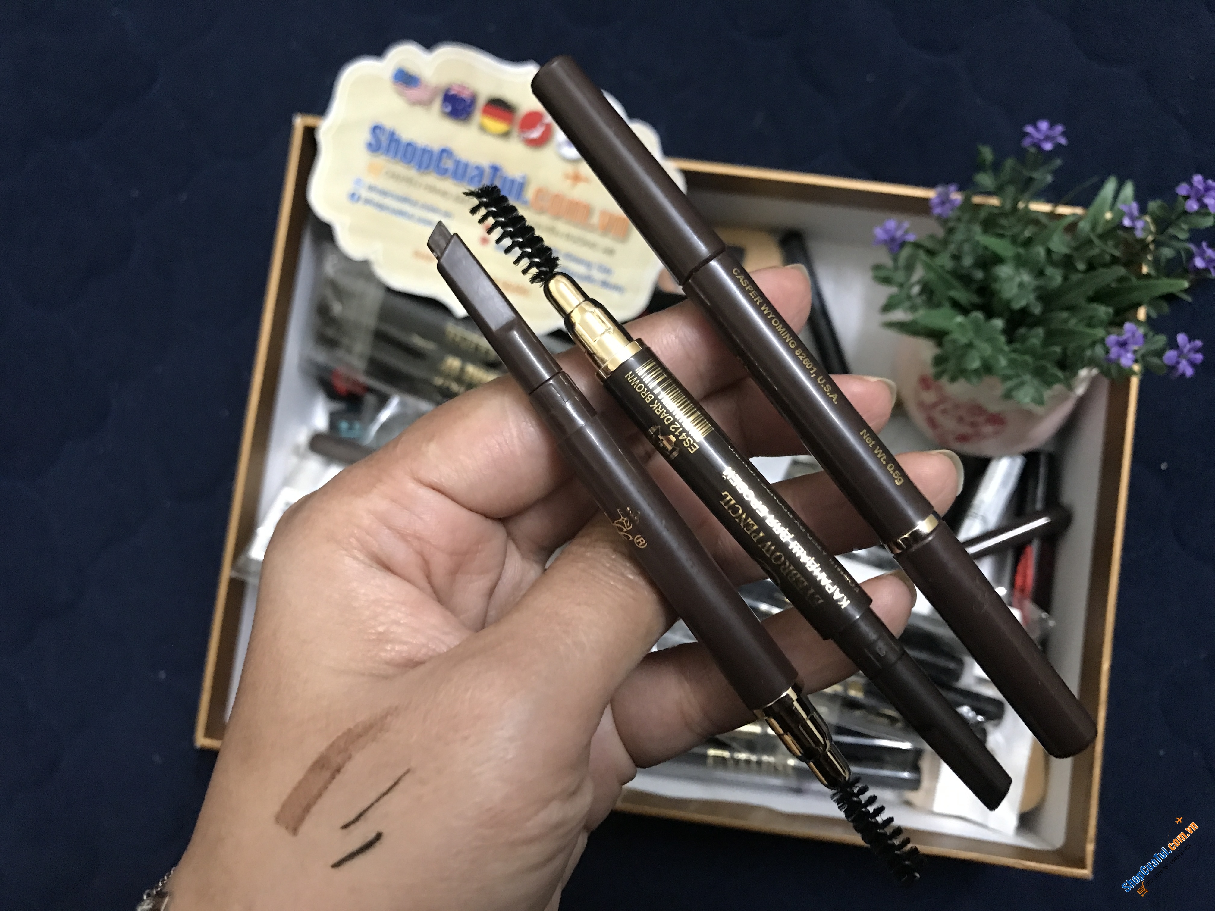 BÚT CHÌ KẺ MÀY DẸT EVELINE 2 ĐẦU FFLEUR