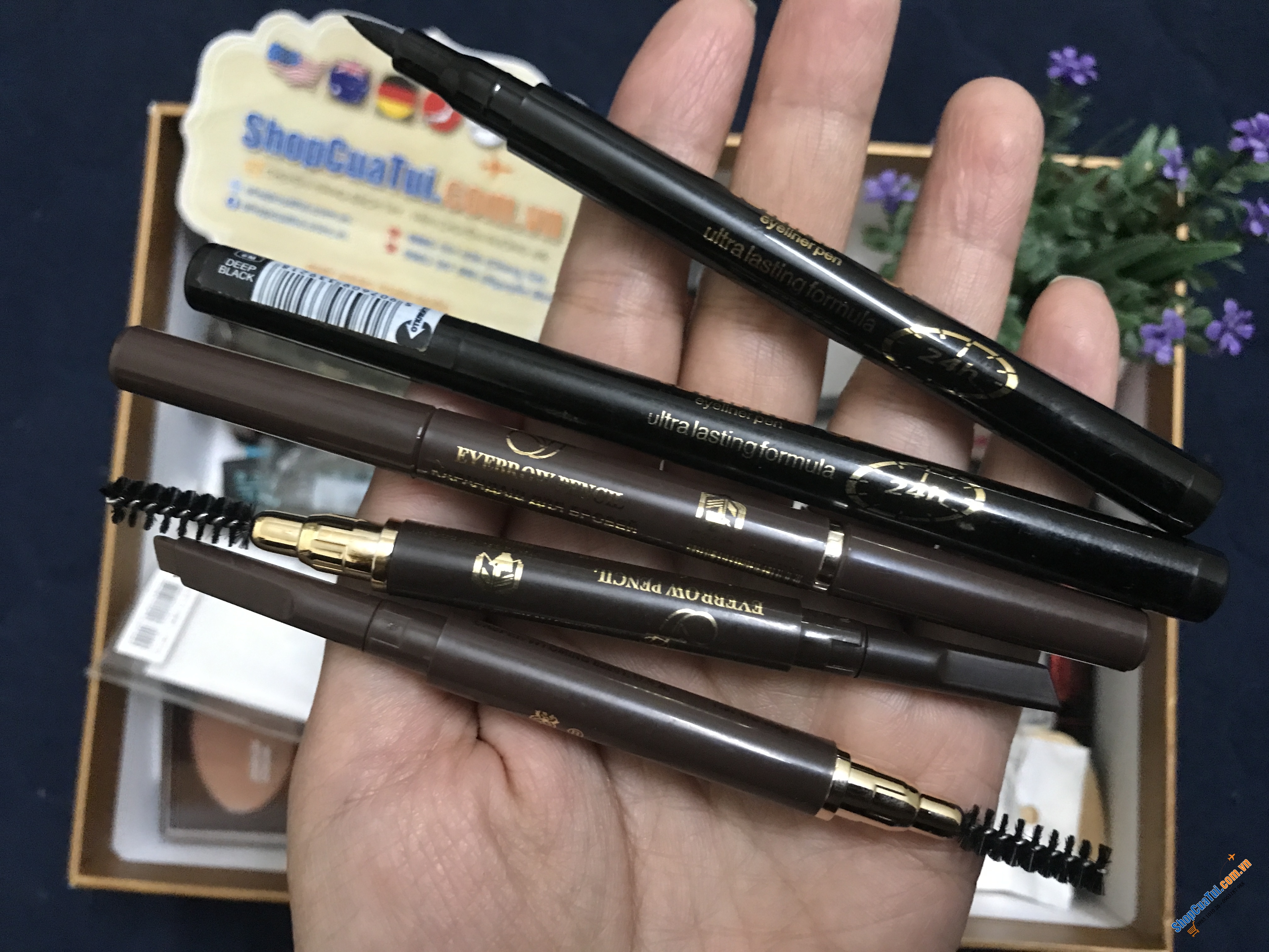 BÚT CHÌ KẺ MÀY DẸT EVELINE 2 ĐẦU FFLEUR