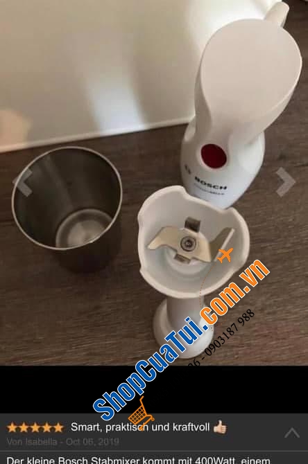 MÁY XAY CẦM TAY BOSCH Clever Mixx MSM14330 KÈM CỐC INOX.