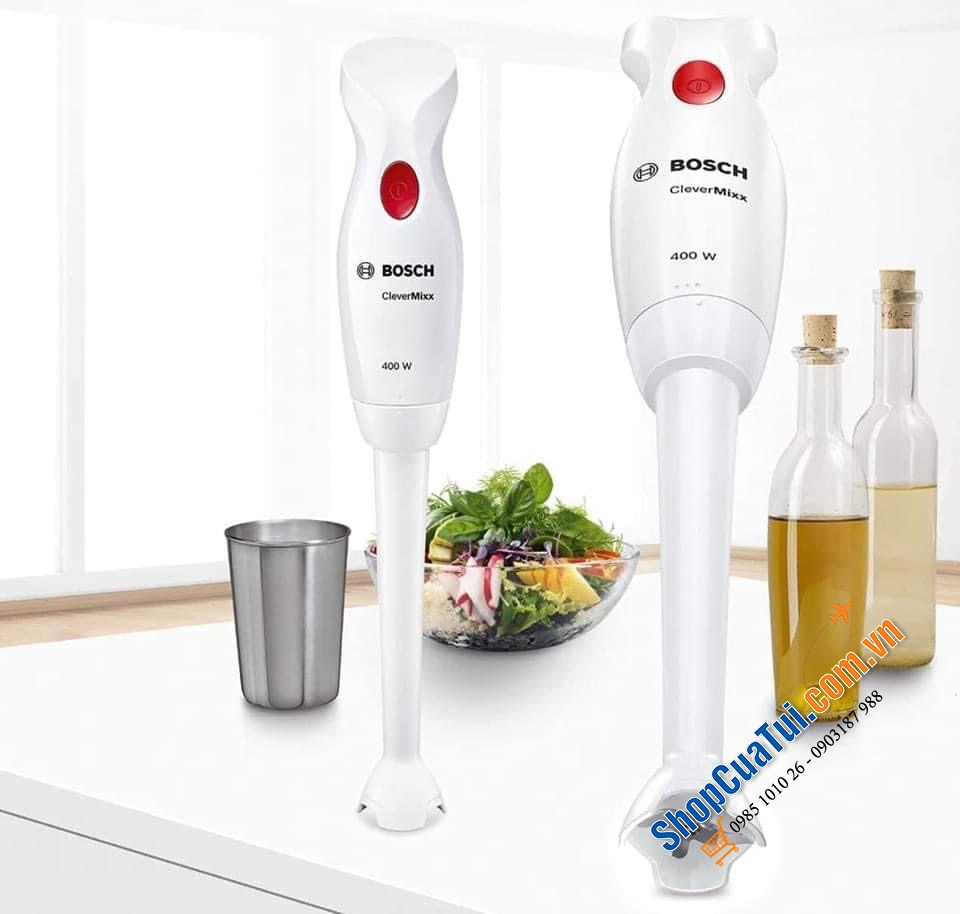 MÁY XAY CẦM TAY BOSCH Clever Mixx MSM14330 KÈM CỐC INOX.