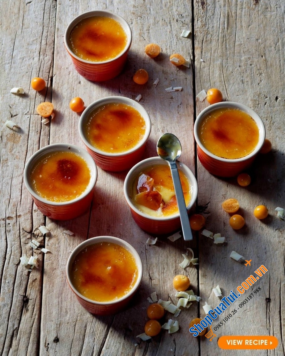 SET 4 HŨ RAMENKIN LE CREUSET 100ml MÀU ĐỎ, CAM
