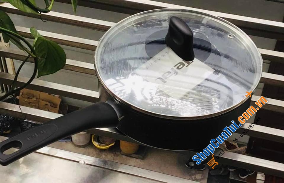 CHẢO NỒI TEFAL CÓ VUNG authetic 24 cm - MADE IN FRANCE.