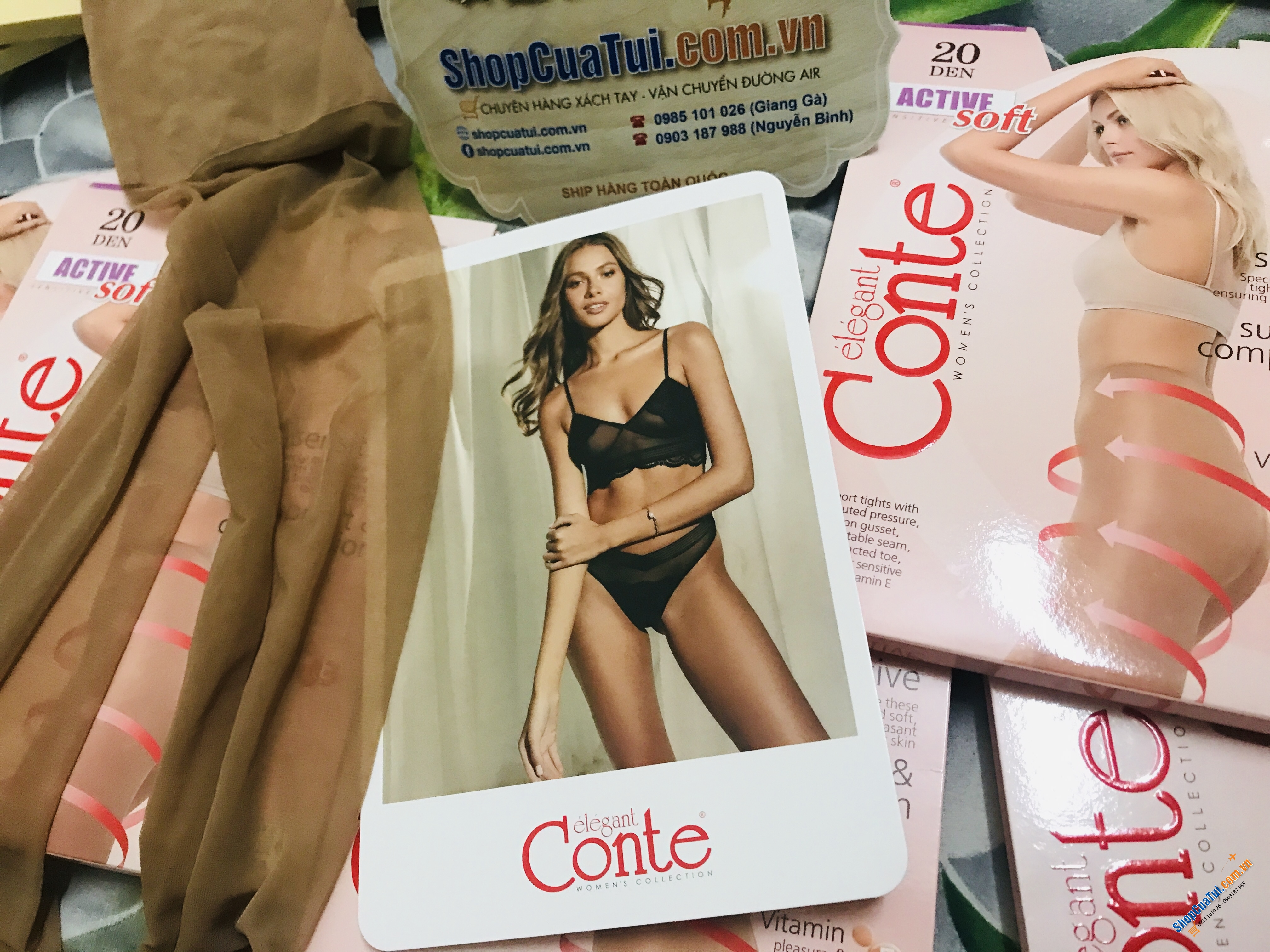 TẤT NGA 20D - QUẦN TẤT CONTE NGA: SIÊU DAI, BỀN, KHÔNG TỤT ĐŨNG - loại 20D