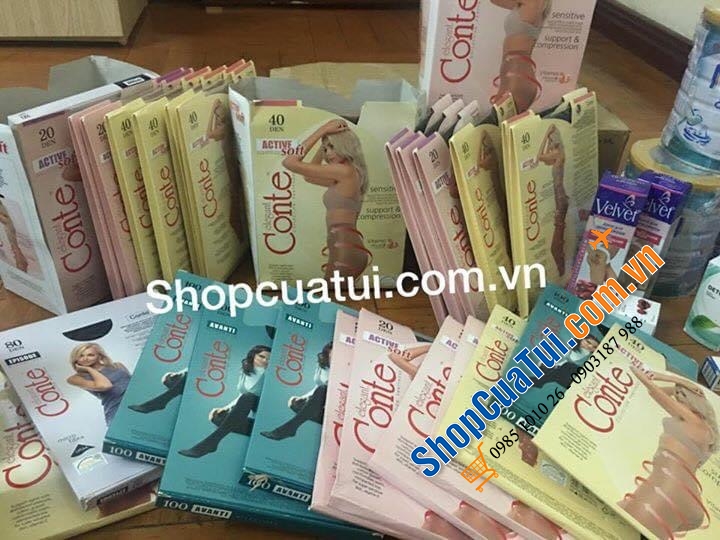 TẤT NGA 40D - QUẦN TẤT CONTE NGA: SIÊU DAI, BỀN, KHÔNG TỤT ĐŨNG - loại 40D