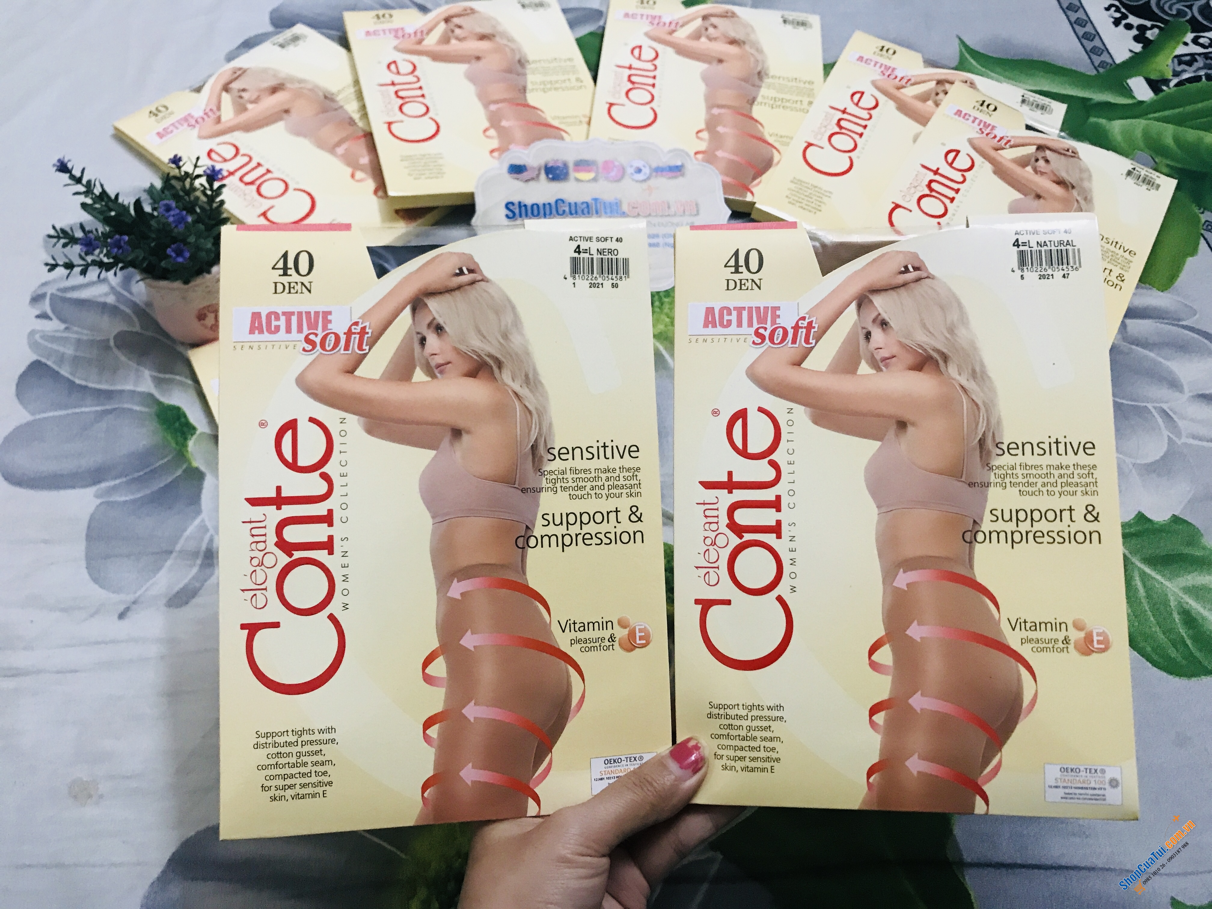 TẤT NGA 40D - QUẦN TẤT CONTE NGA: SIÊU DAI, BỀN, KHÔNG TỤT ĐŨNG - loại 40D