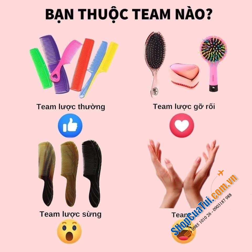 Lược bé gái gỡ rối Ebelin phiên bản hình sinh động
