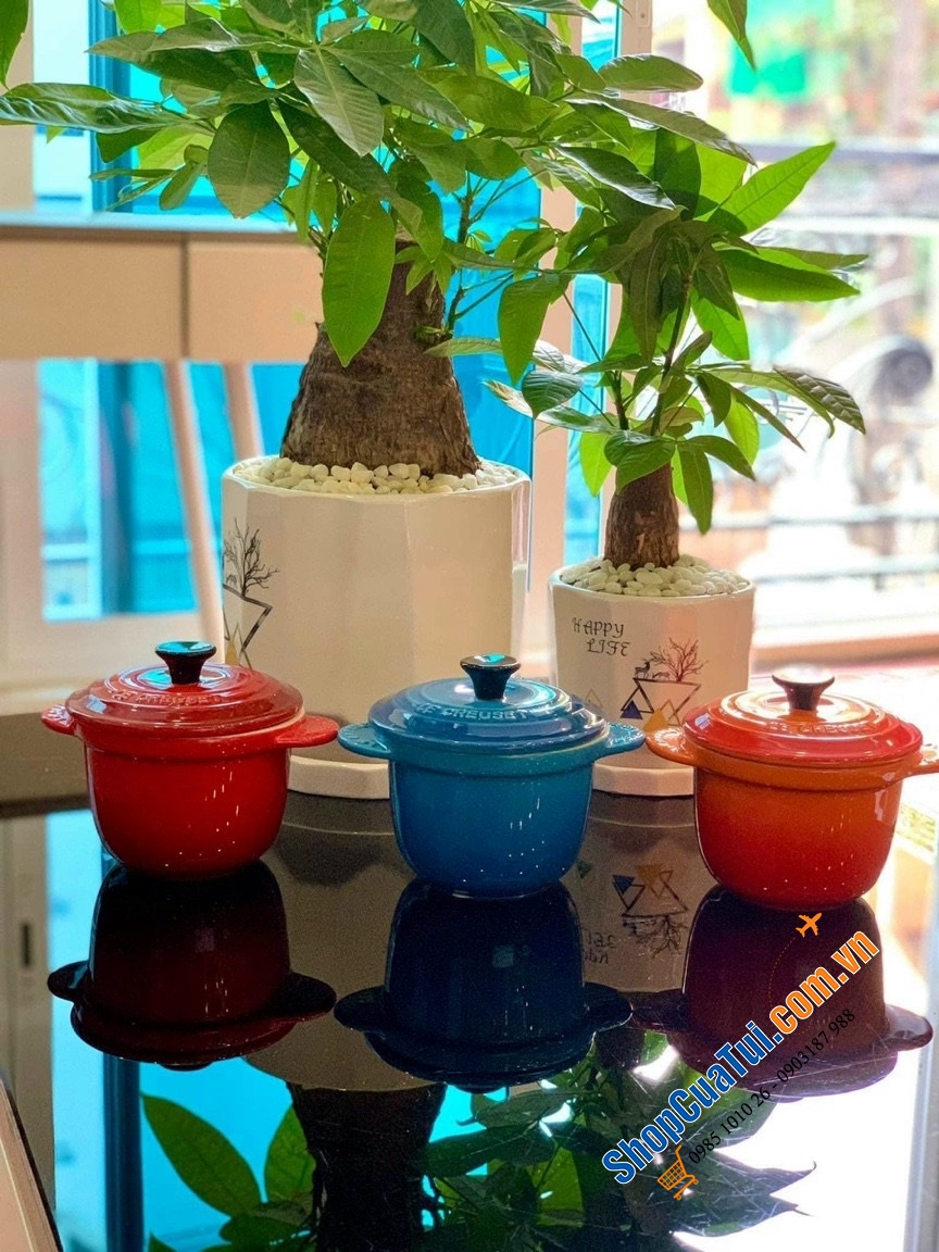 ÂU SỨ LE CREUSET EVERY 13CM ĐỎ, CAM, XANH