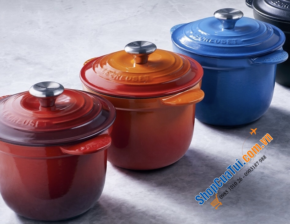 ÂU SỨ LE CREUSET EVERY 13CM ĐỎ, CAM, XANH