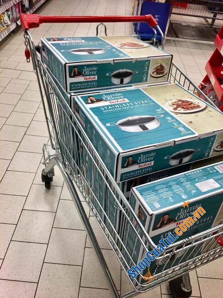 NỒI CHẢO TEFAL JAMIE OLIVER 25 XỊN ĐẸP HOÀN HẢO.