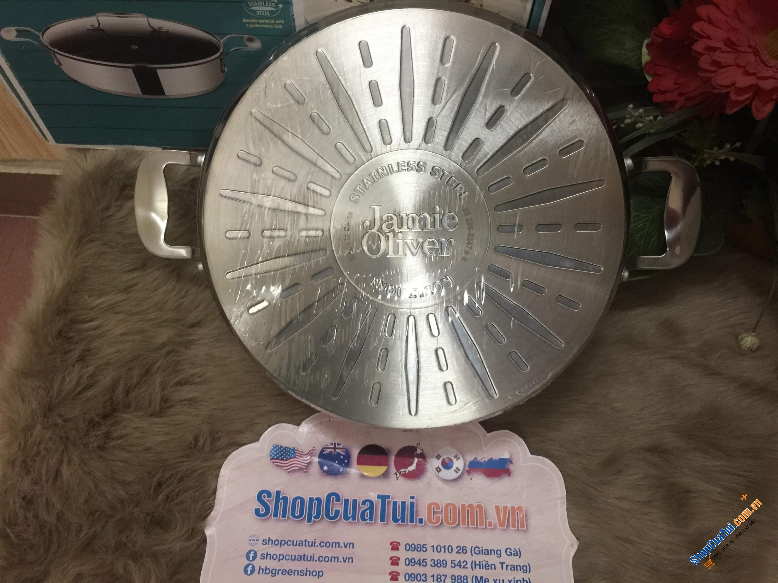 NỒI CHẢO TEFAL JAMIE OLIVER 25 XỊN ĐẸP HOÀN HẢO.