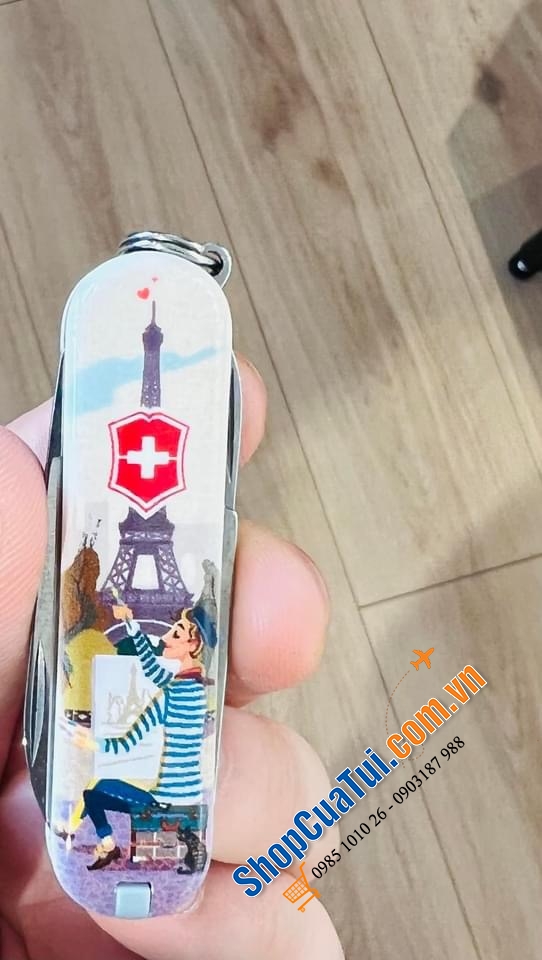 Bấm móng tay - Dụng Cụ Đa Năng Bỏ Túi 5 công năng Victorinox Paris Lover.