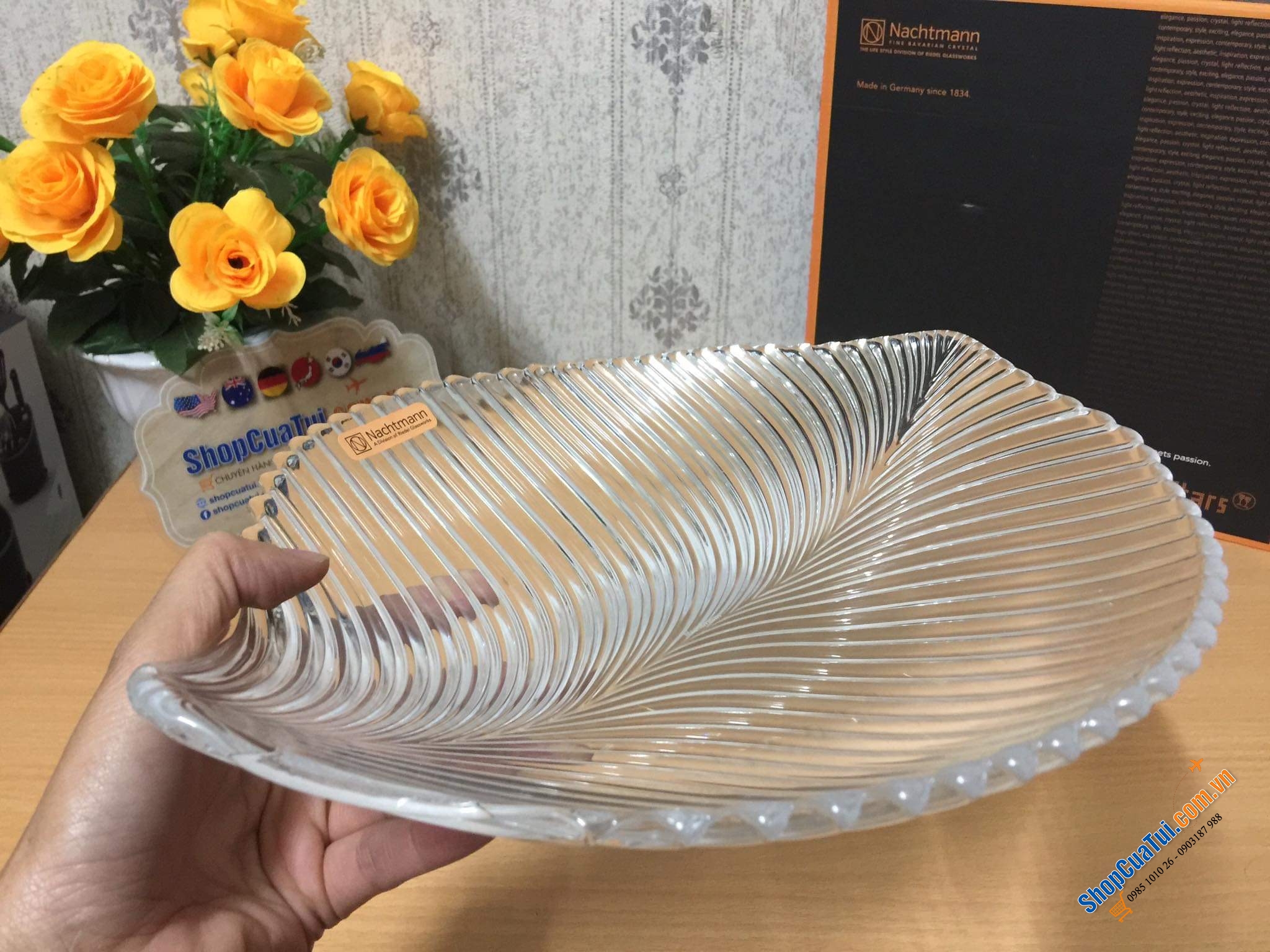 ĐĨA PHA LÊ ĐỨC NACHTMAN MAMBO SCHALE 25cm - ĐĨA LÁ NACHTMANN