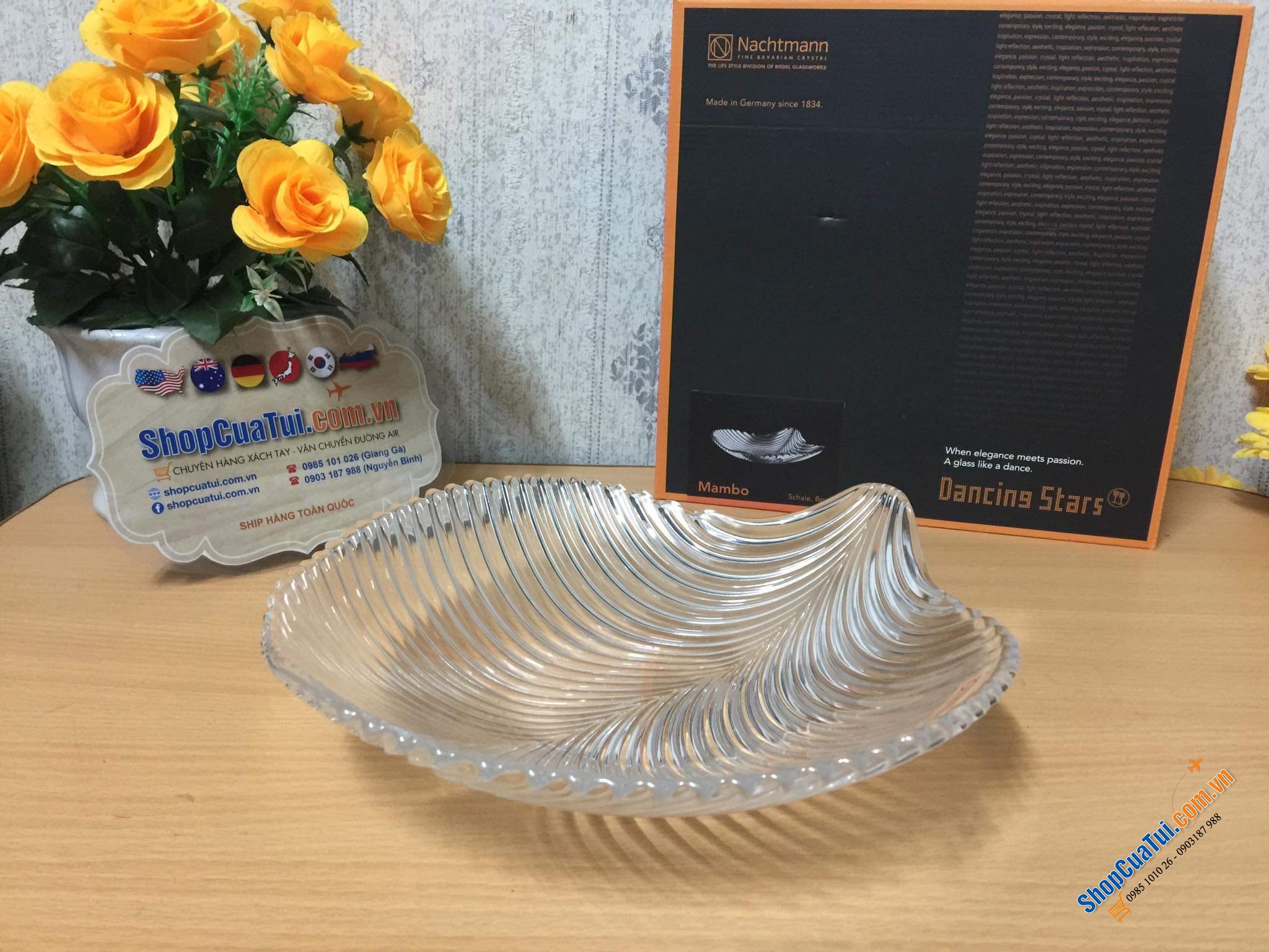 ĐĨA PHA LÊ ĐỨC NACHTMAN MAMBO SCHALE 25cm - ĐĨA LÁ NACHTMANN