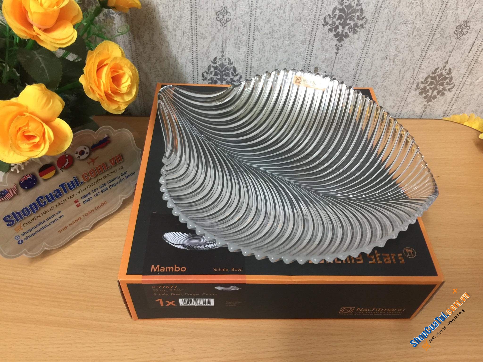 ĐĨA PHA LÊ ĐỨC NACHTMAN MAMBO SCHALE 25cm - ĐĨA LÁ NACHTMANN
