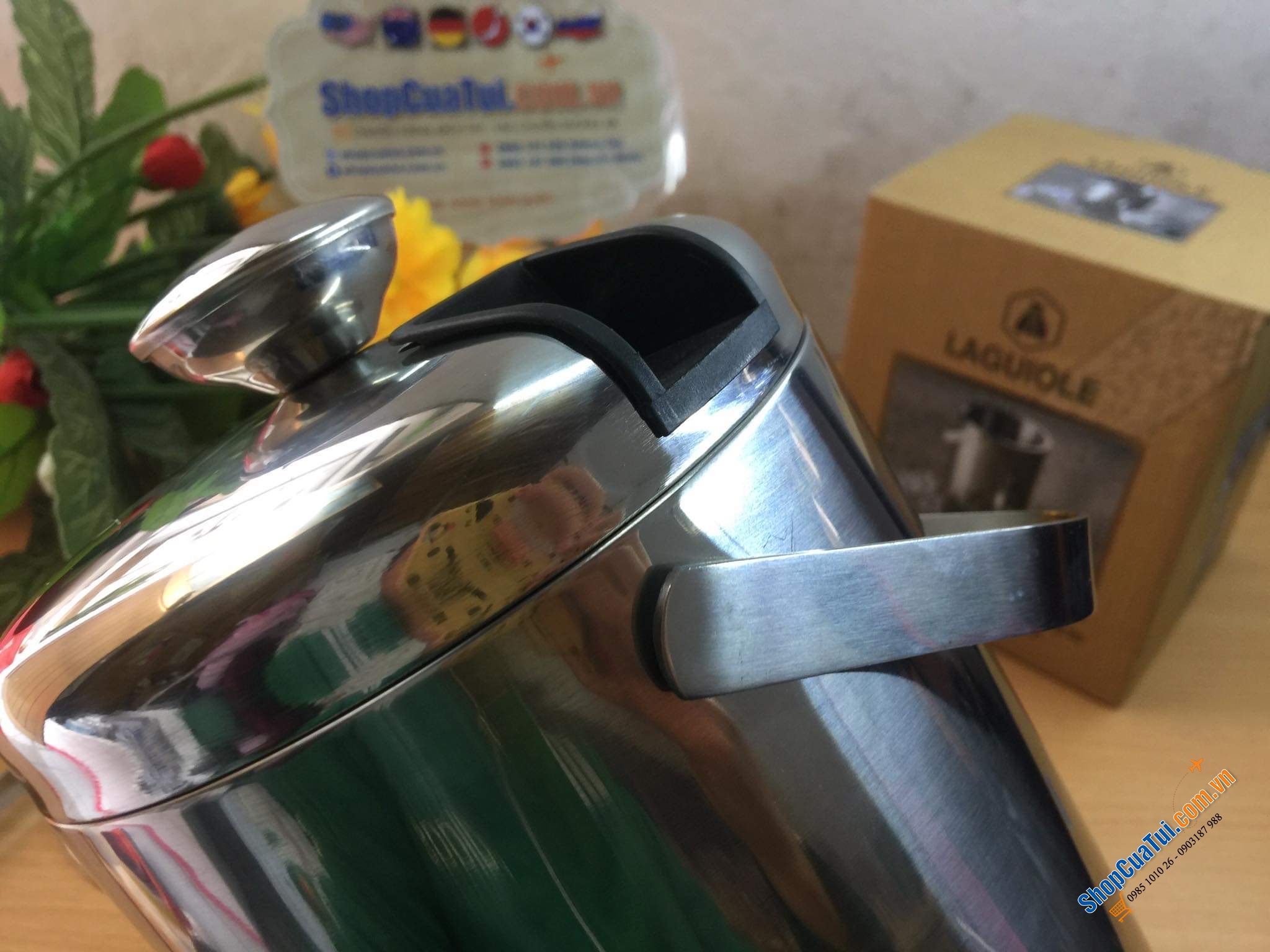 Xô đá - Xô đựng đá Laguiole - thương hiệu nổi tiếng của Pháp về phụ kiện nhà bếp, rượu