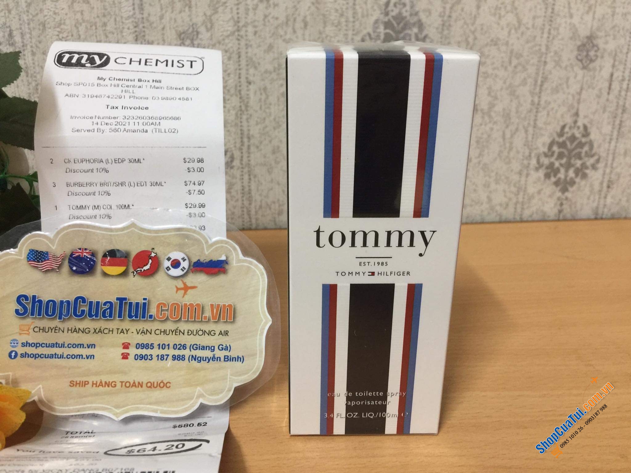 Nước Hoa Nam Tommy Hilfiger Tommy Boy Eau De Toilette 100ml