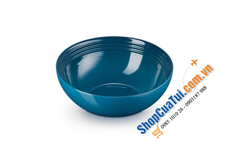 BÁT ĐỰNG CANH - SALAT LE CREUSET 24 CM MÀU CAM - ĐỎ - VÀNG - XANH DEEP TEAL - cầu vồng