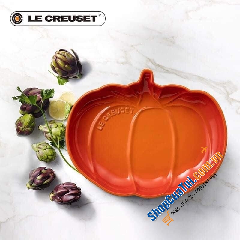 Đĩa bắp cải, đĩa cà chua size to, size nhỏ của Le Creuset