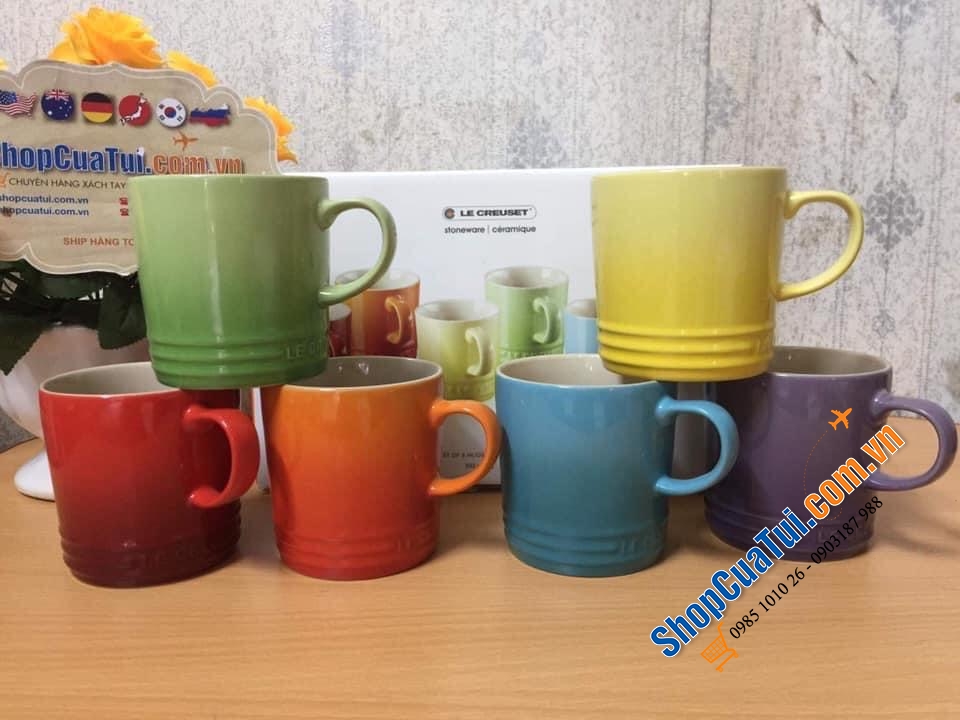 BỘ 6 CỐC LE CREUSET CẦU VỒNG 200ml