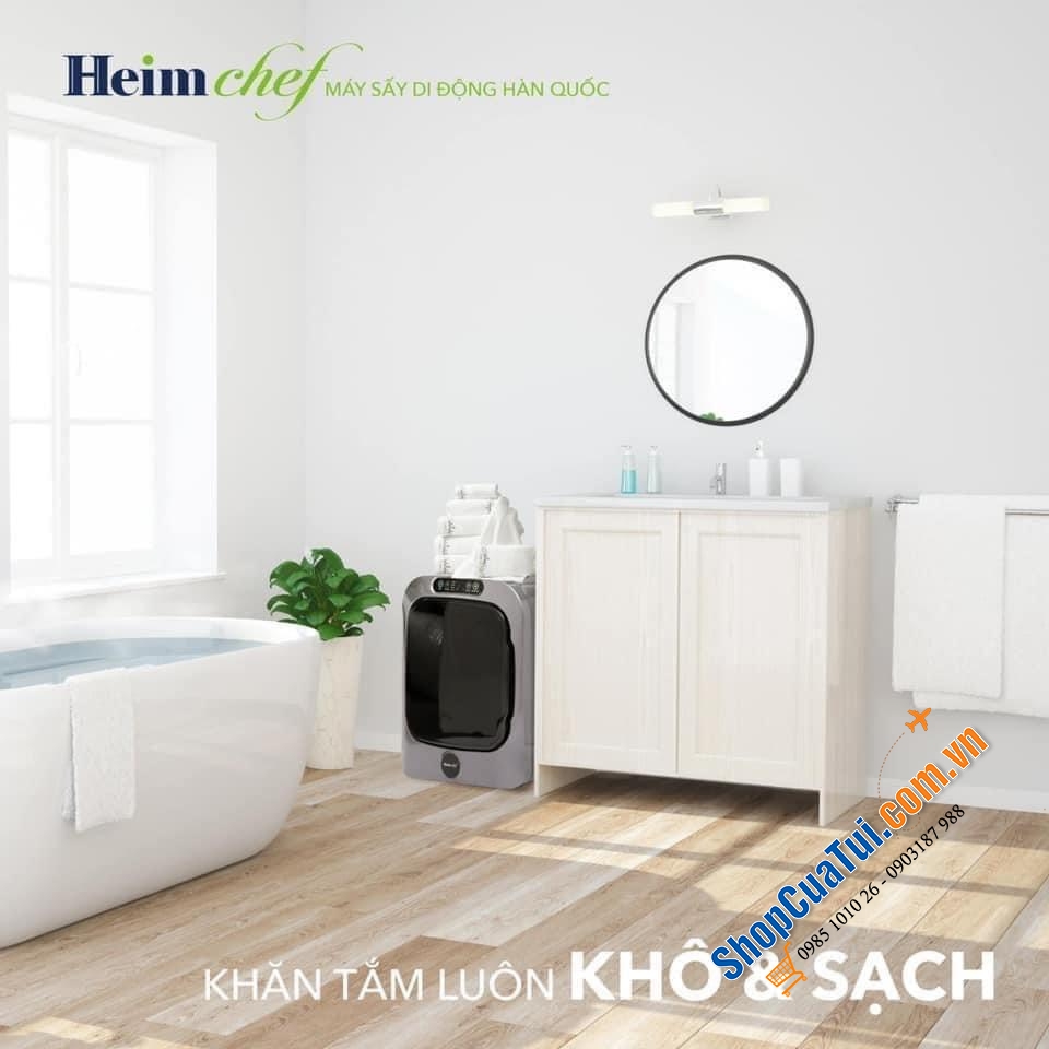 MÁY SẤY QUẦN ÁO MINI HEIM CHEF HCD-301UPR