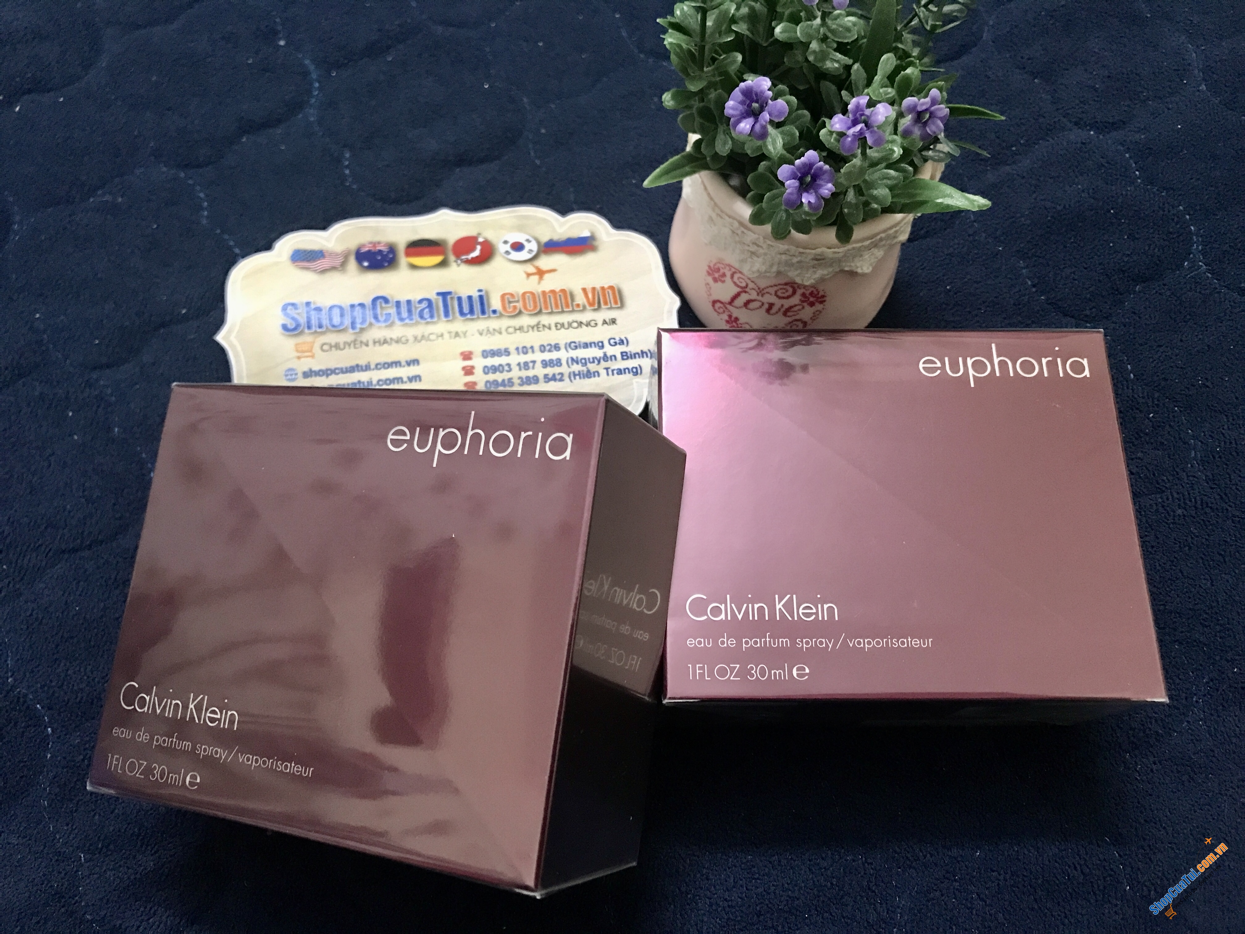 Nước hoa nữ Calvin Klein Euphoria For Women Eau De Parfum 30ml - Made in France (Pháp)