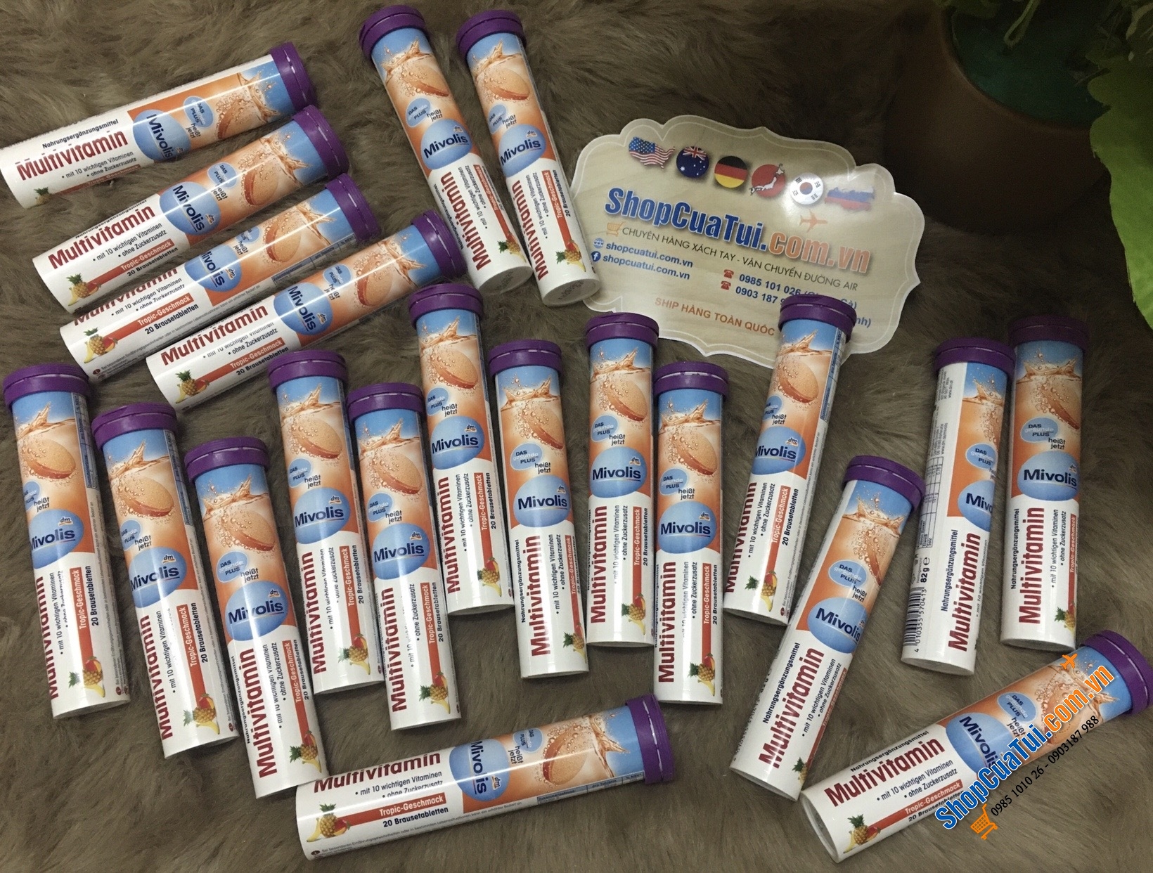 Viên Sủi Das Gesunde Plus Đức - Bổ sung vitamin và các khoáng chất thiết yếu hàng ngày với viên sủi thơm ngon, dễ uống
